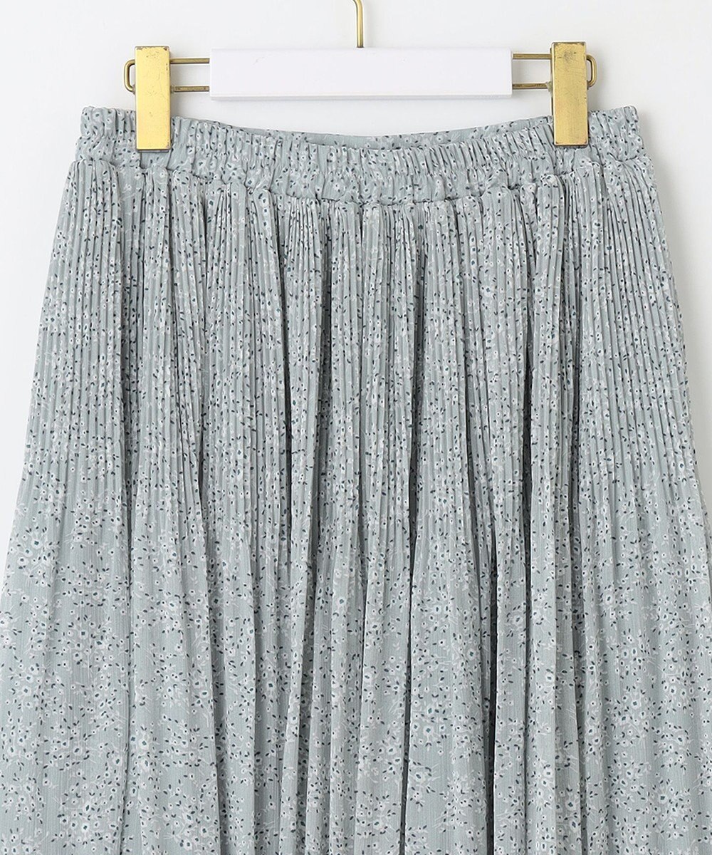 ANY SIS 【洗える】クリスタルプリーツフラワー スカート 