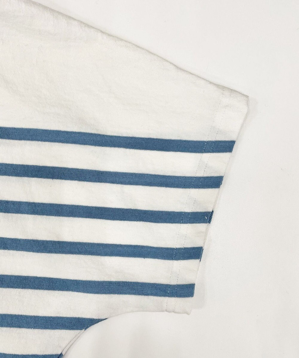 自由区 【洗える】Le minor(ルミノア) ボーダーカットソー 