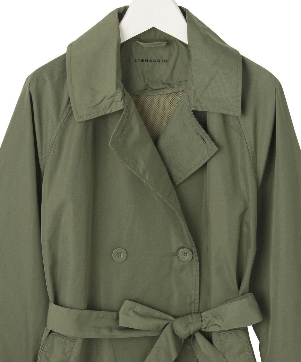 MOONBAT 【撥水】LIGNAGGIO ベルト付トレンチコート 