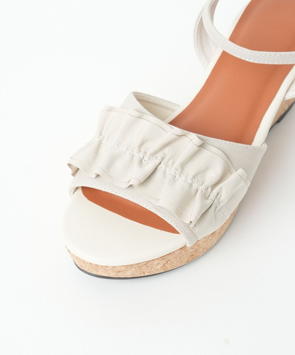 WEGO ウェッジソールフリルサンダル 