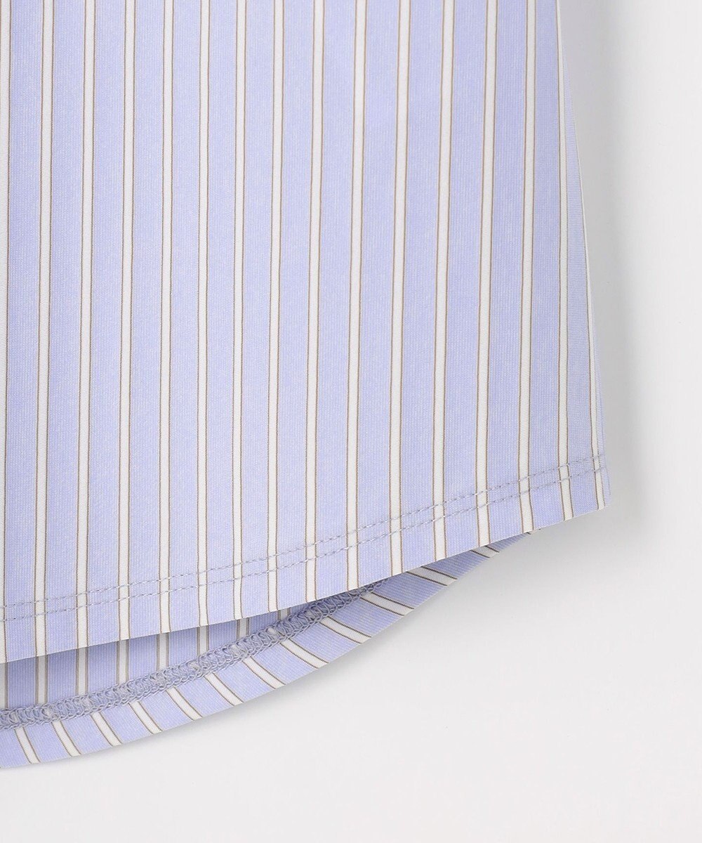 J.PRESS LADIES ドライコットン ストライプ ポロ カットソー 