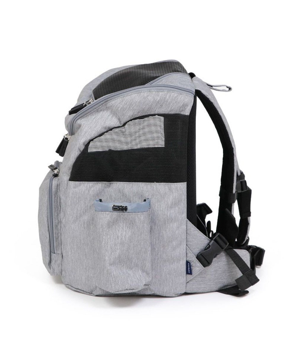 PET PARADISE J.PRESS マルチリュック グレー （M ）L ハグ＆キャリー 小型犬 
