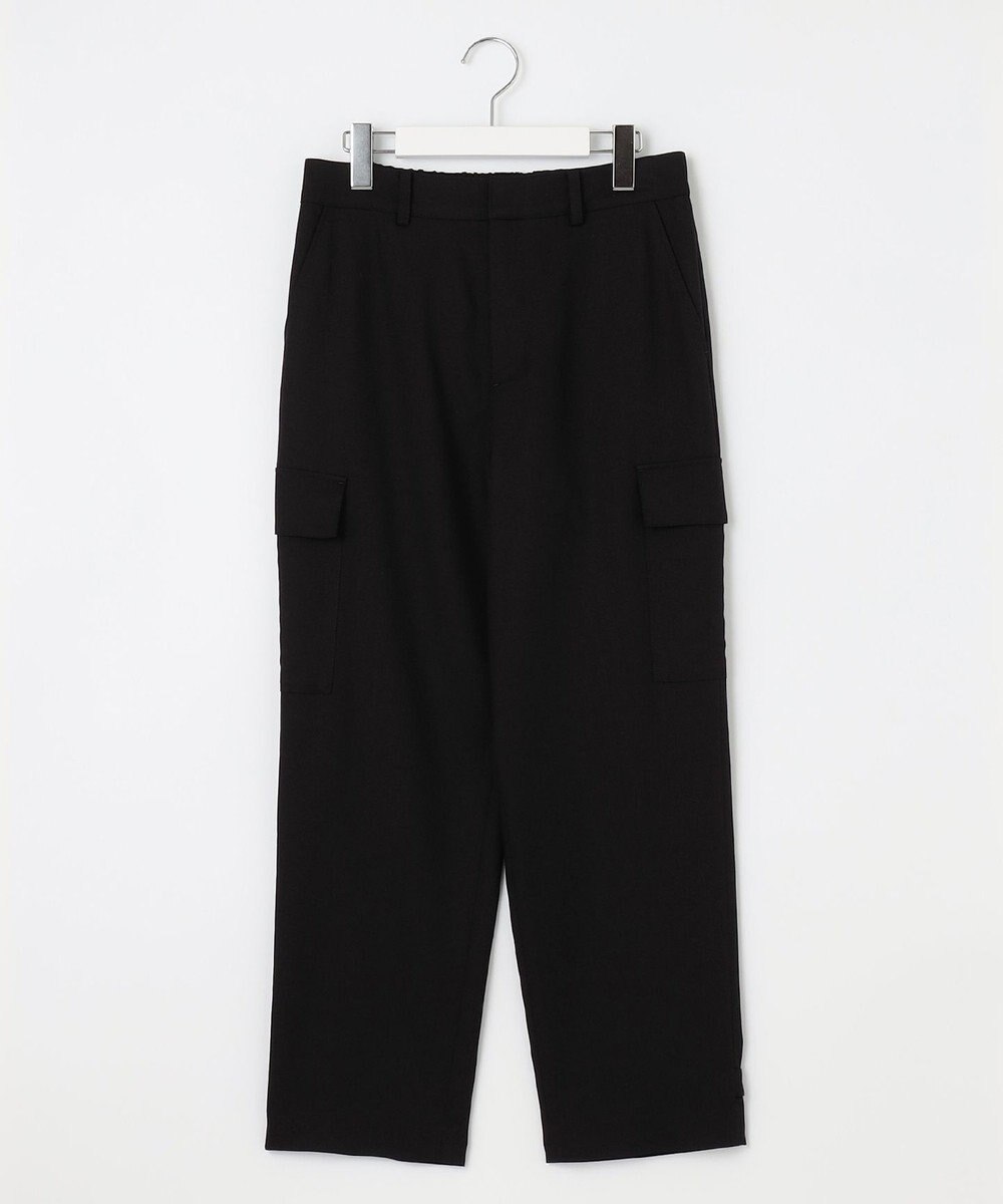 J.PRESS LADIES L 【洗える】ツイルライトストレッチ テーパード カーゴ パンツ 