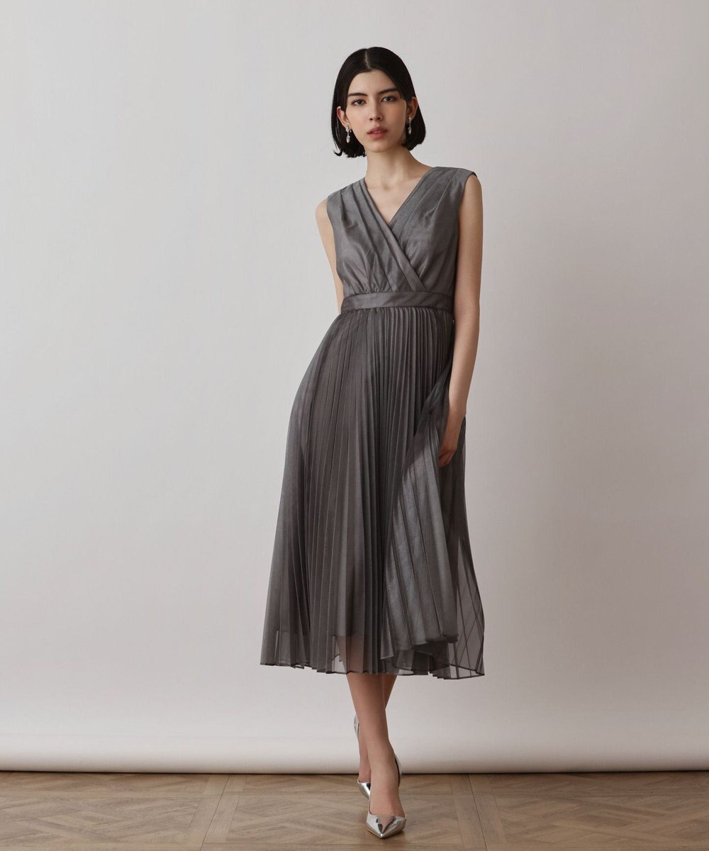 GRACE CONTINENTAL ブライトメッシュワンピース 