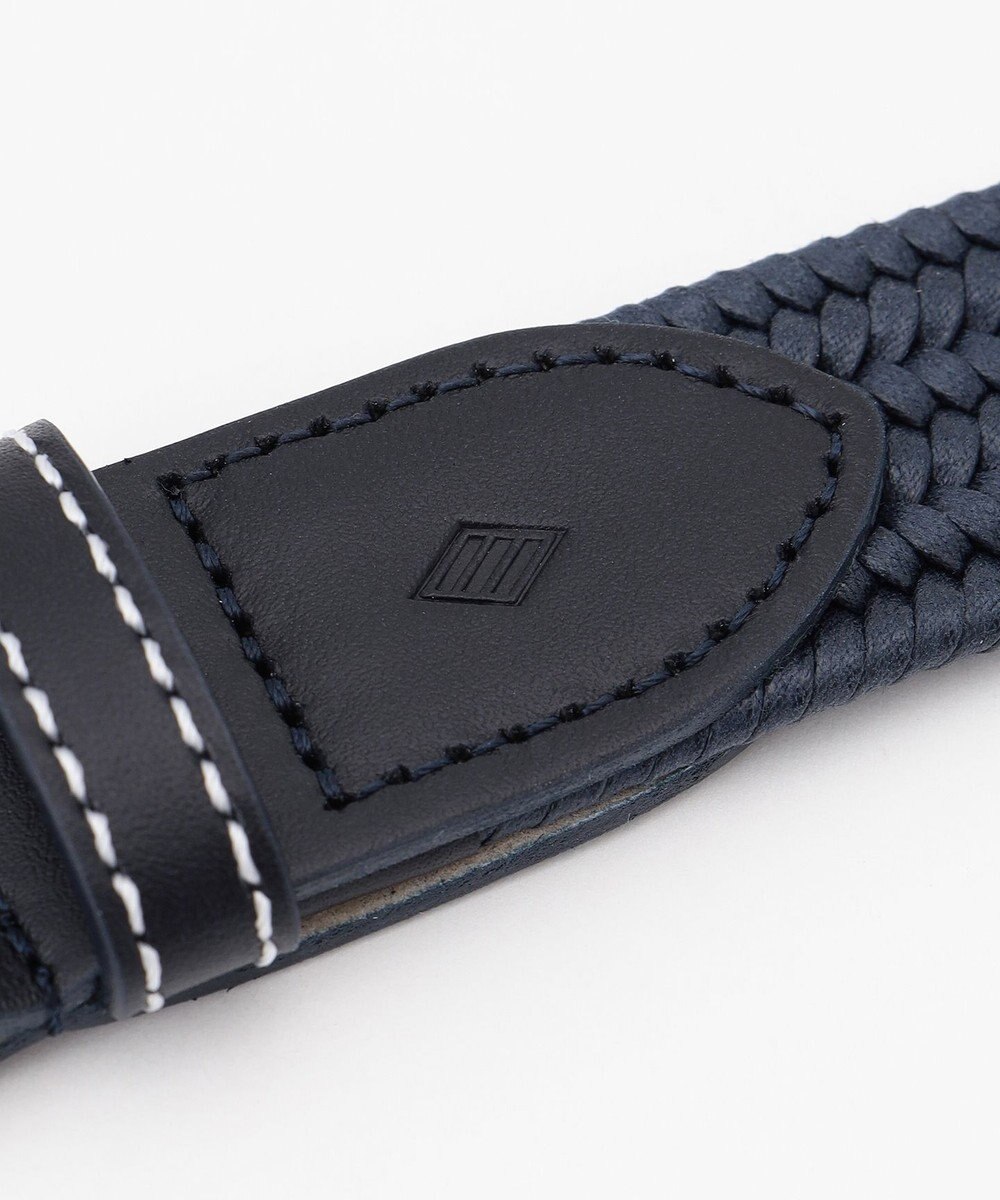 JOSEPH ABBOUD 【キングサイズ・イタリア素材・ストレッチ・日本製】ソリッドメッシュ ベルト 