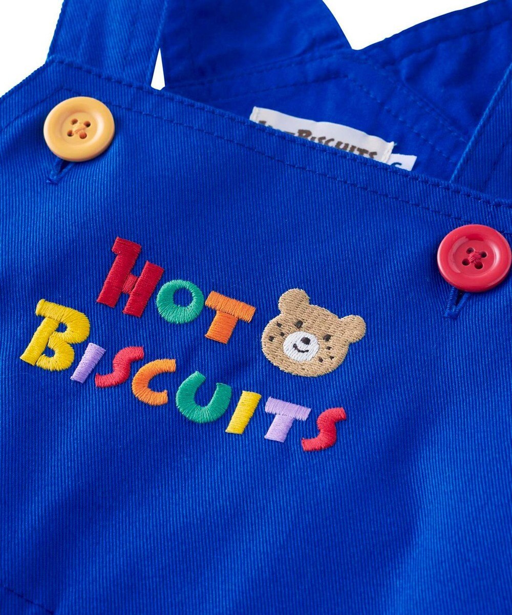 MIKI HOUSE HOT BISCUITS 【70-110cm】カラフルブロック オーバーオール 