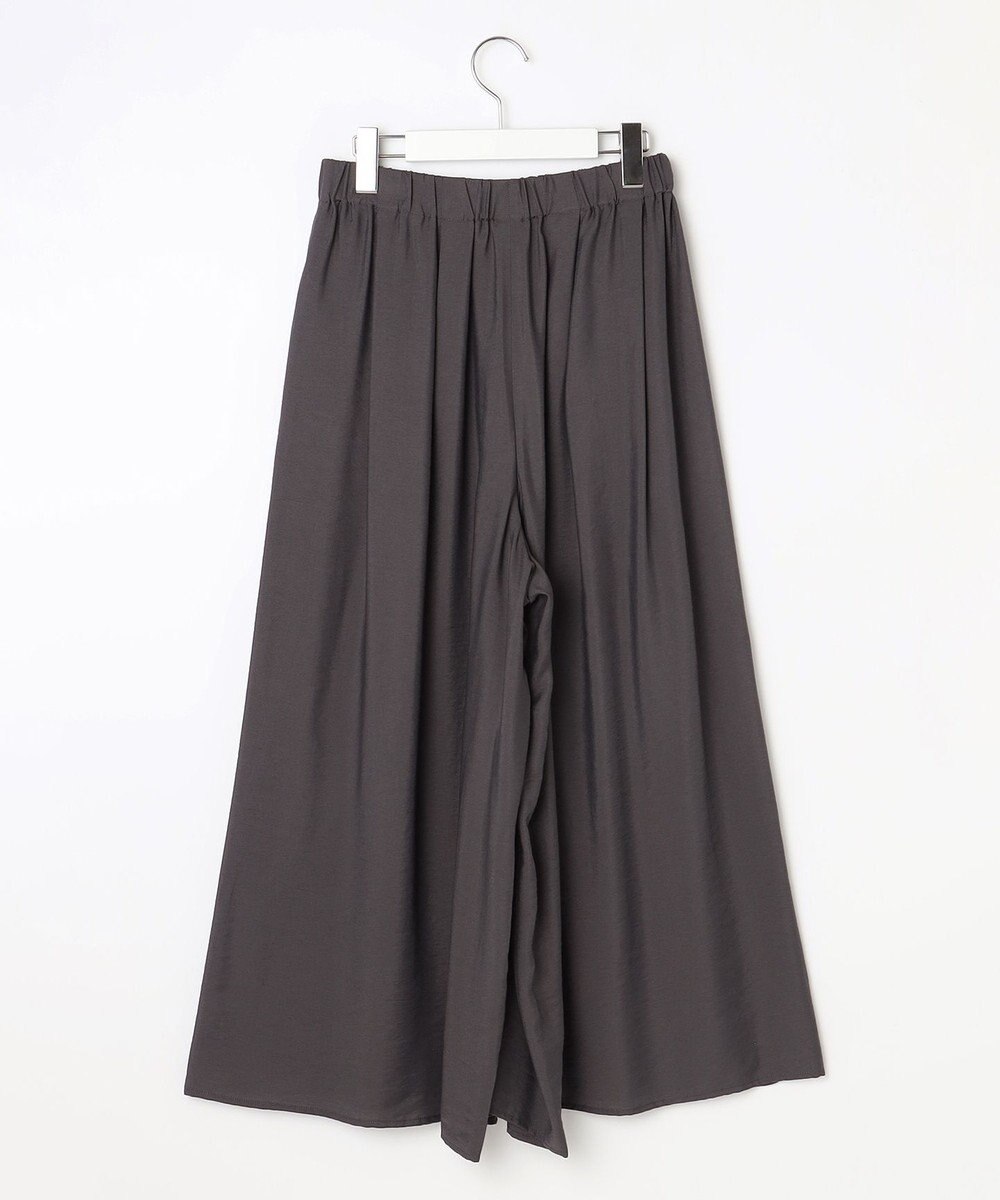 自由区 【セットアップ対応・接触冷感・UVケア・洗える】エアリーツイルキュロット パンツ 