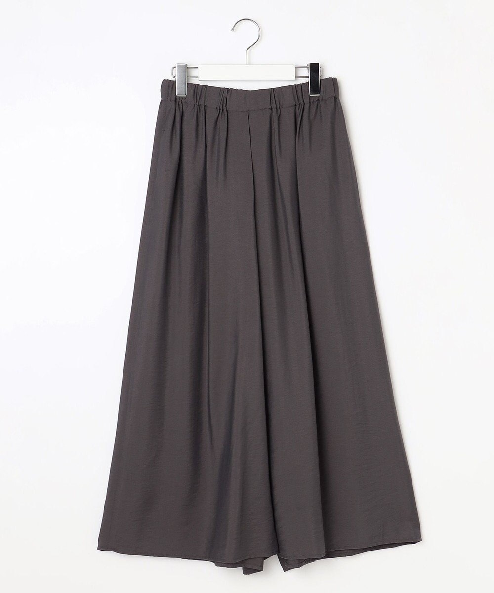 自由区 【セットアップ対応・接触冷感・UVケア・洗える】エアリーツイルキュロット パンツ 