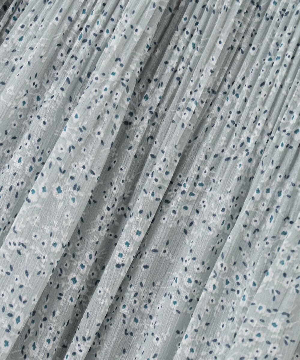 ANY SIS 【洗える】クリスタルプリーツフラワー スカート 