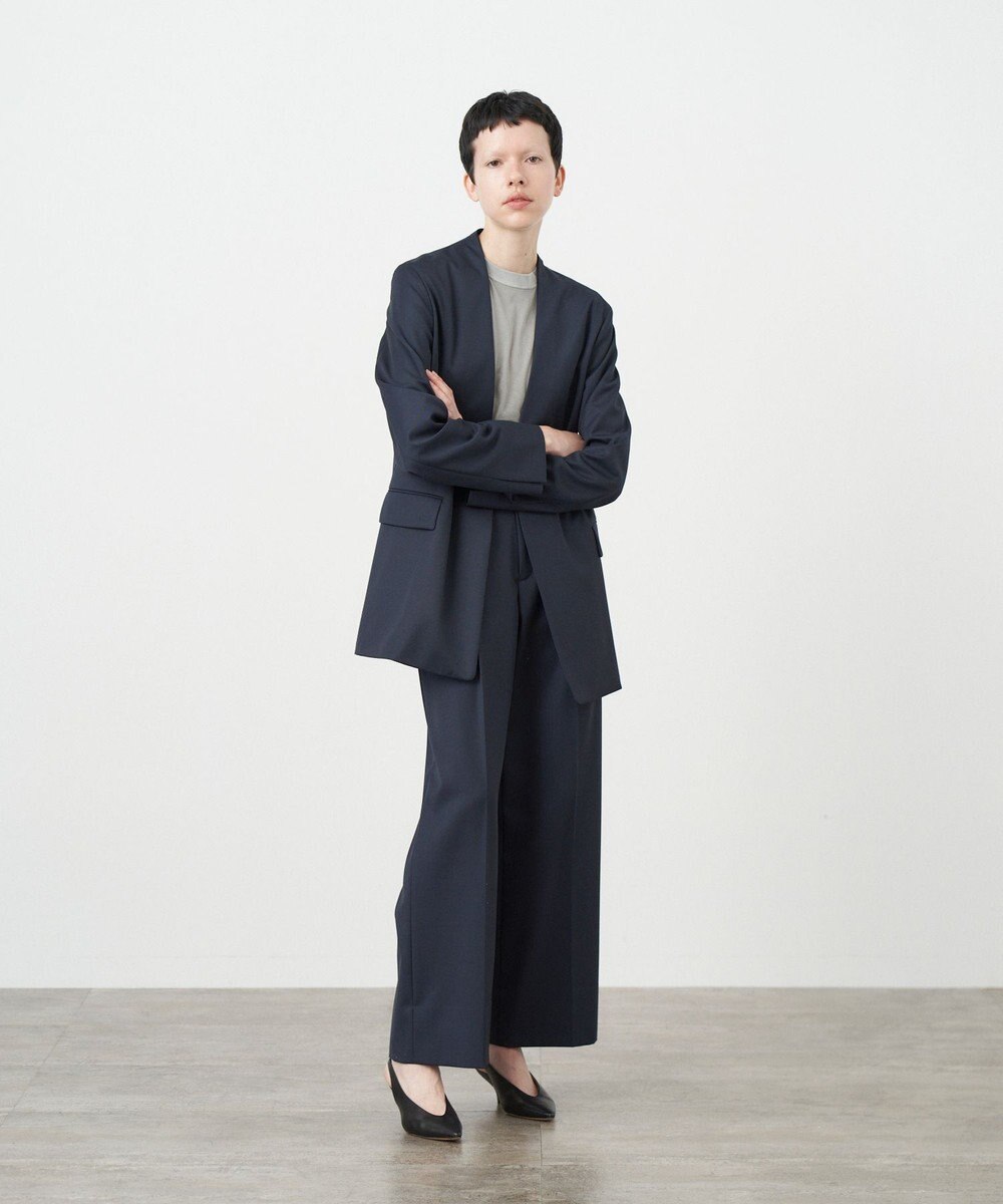 ATON COMPACT WOOL | ストレートパンツ 