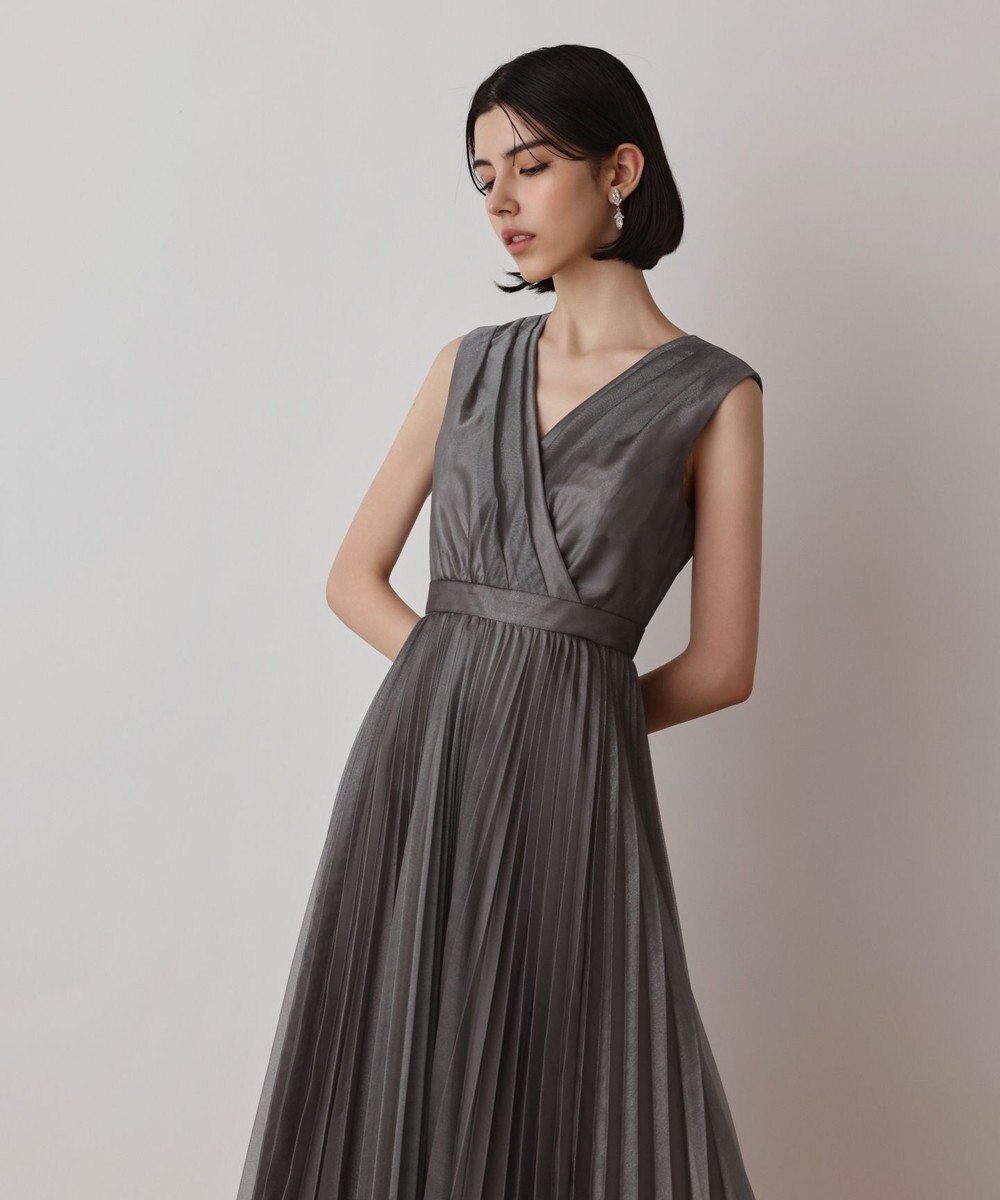 GRACE CONTINENTAL ブライトメッシュワンピース 