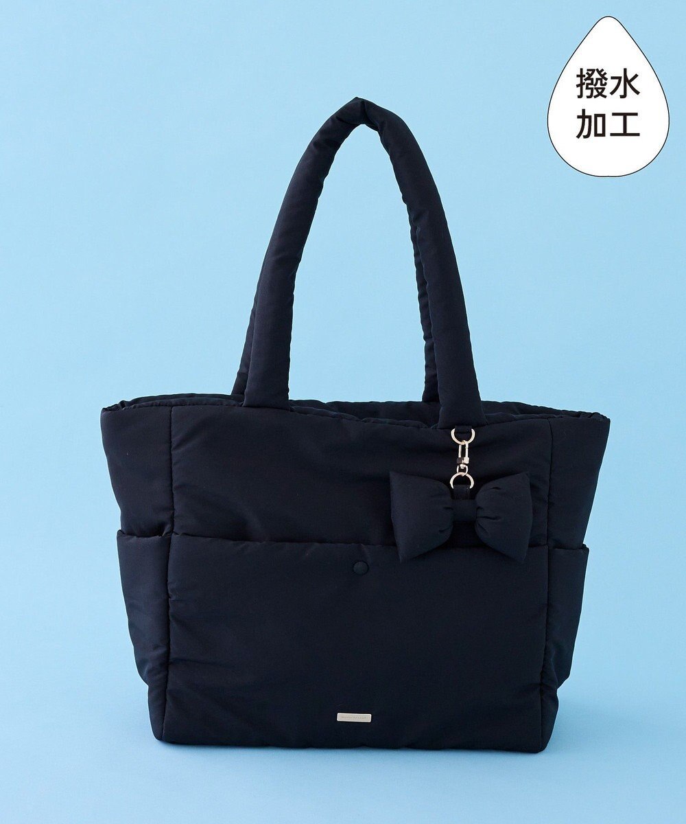 Maison de FLEUR 撥水加工パファーキャリーオントートバッグ 