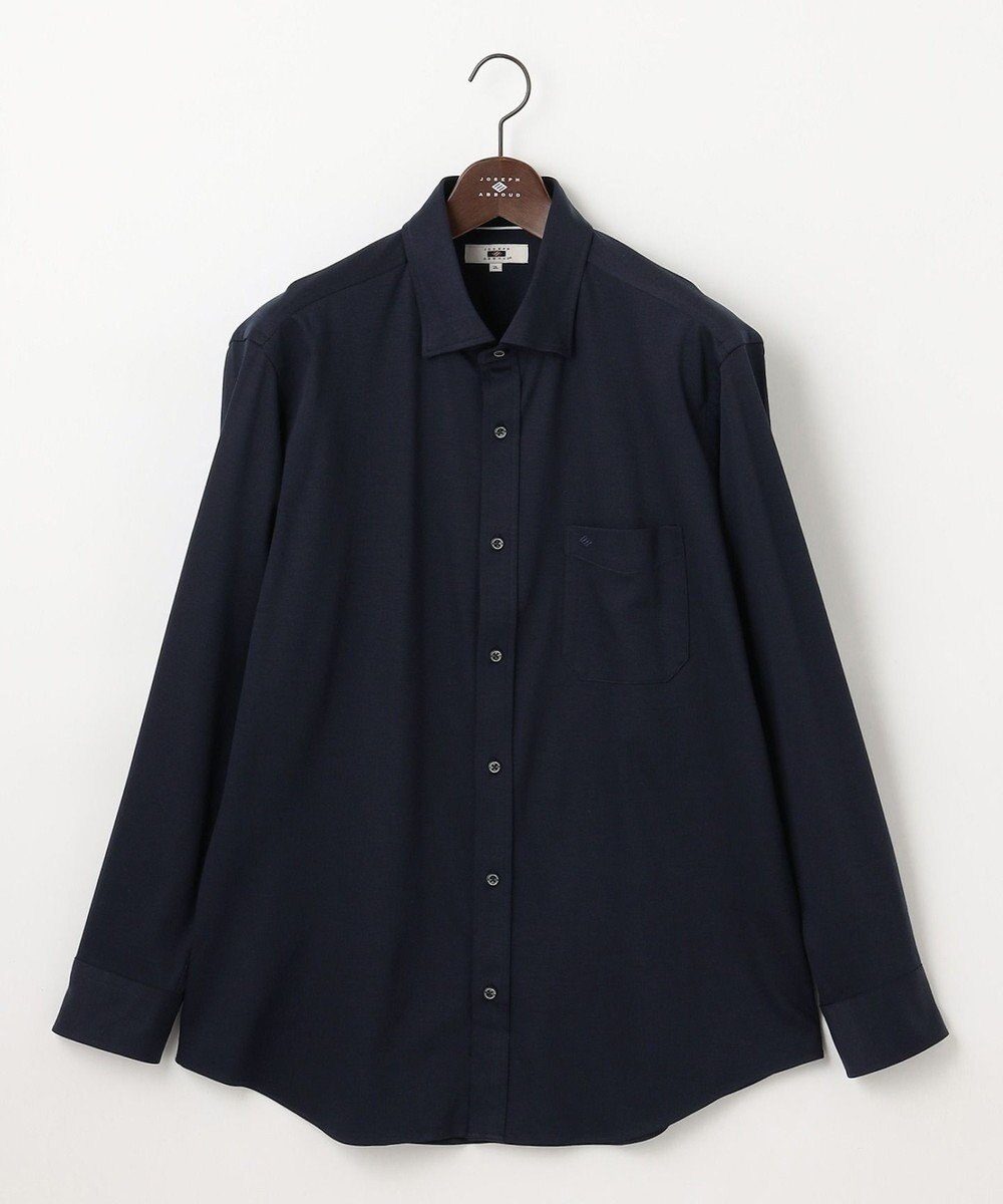 JOSEPH ABBOUD 【キングサイズ・ジャージーシャツで快適な着心地】コンパクトジャージー バーズアイ シャツ 