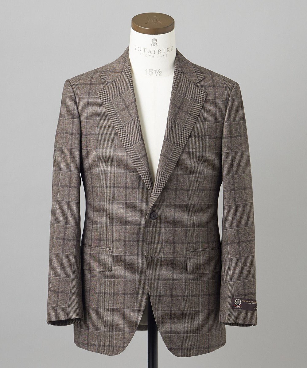 Dormeuil プリンスオブウェールズチェック 3Pスーツ-