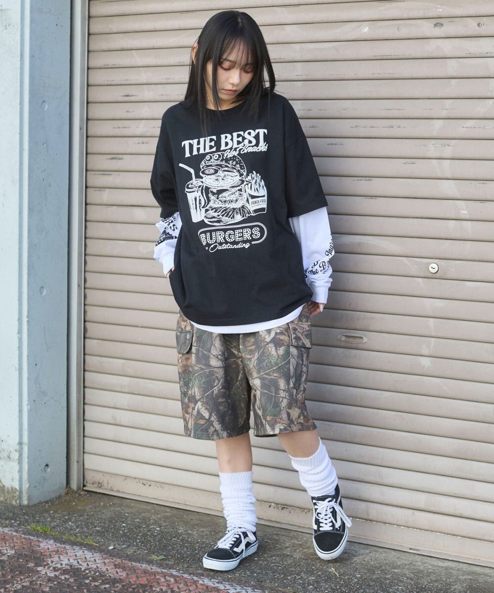 WEGO 【ユニセックス着用ITEM】グラフィックアンサンブルT（LS） 