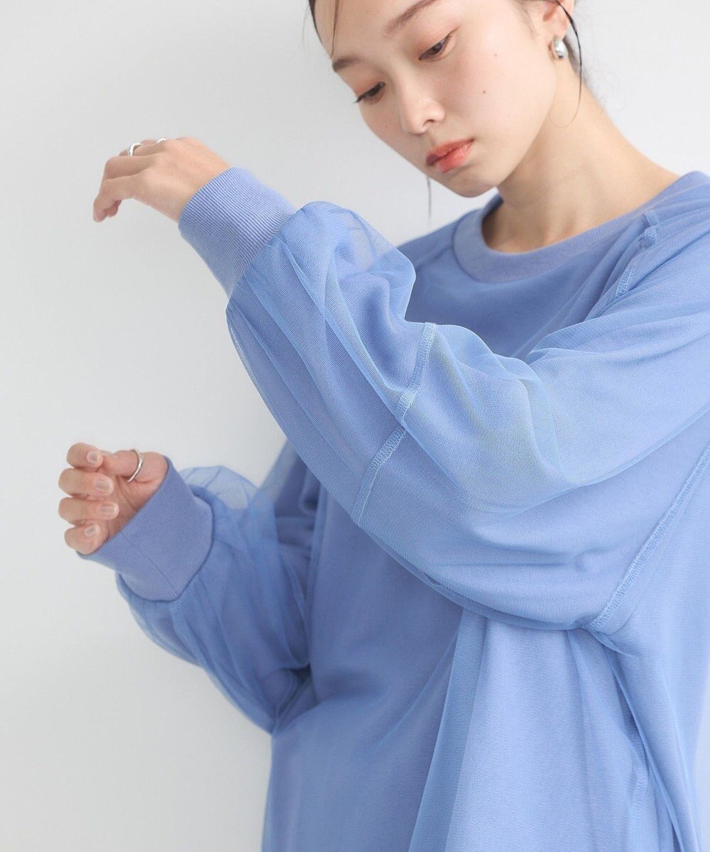 earth music&ecology シアーレイヤードプルオーバー 