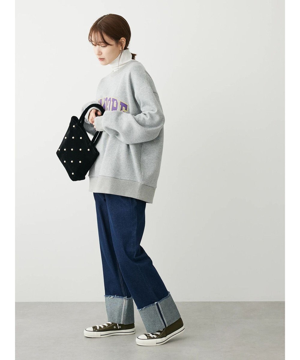 Green Parks ・Ｄｏｕｂｌｅ　Ｆｌａｇｓ　ロゴｐｔ＆刺繍スウェット 