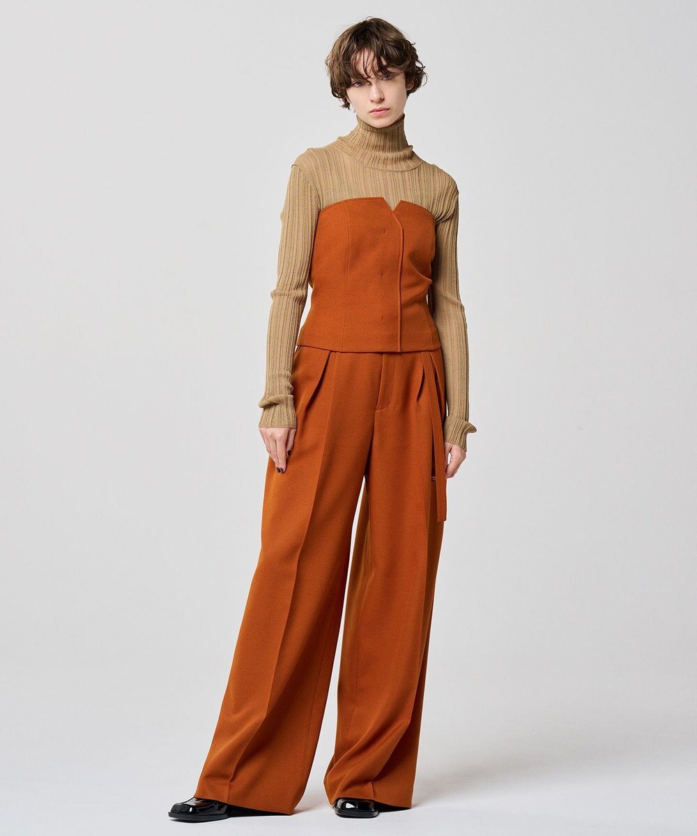 uncrave シアーニット タートルネック トップス（uncrave WHITE） 