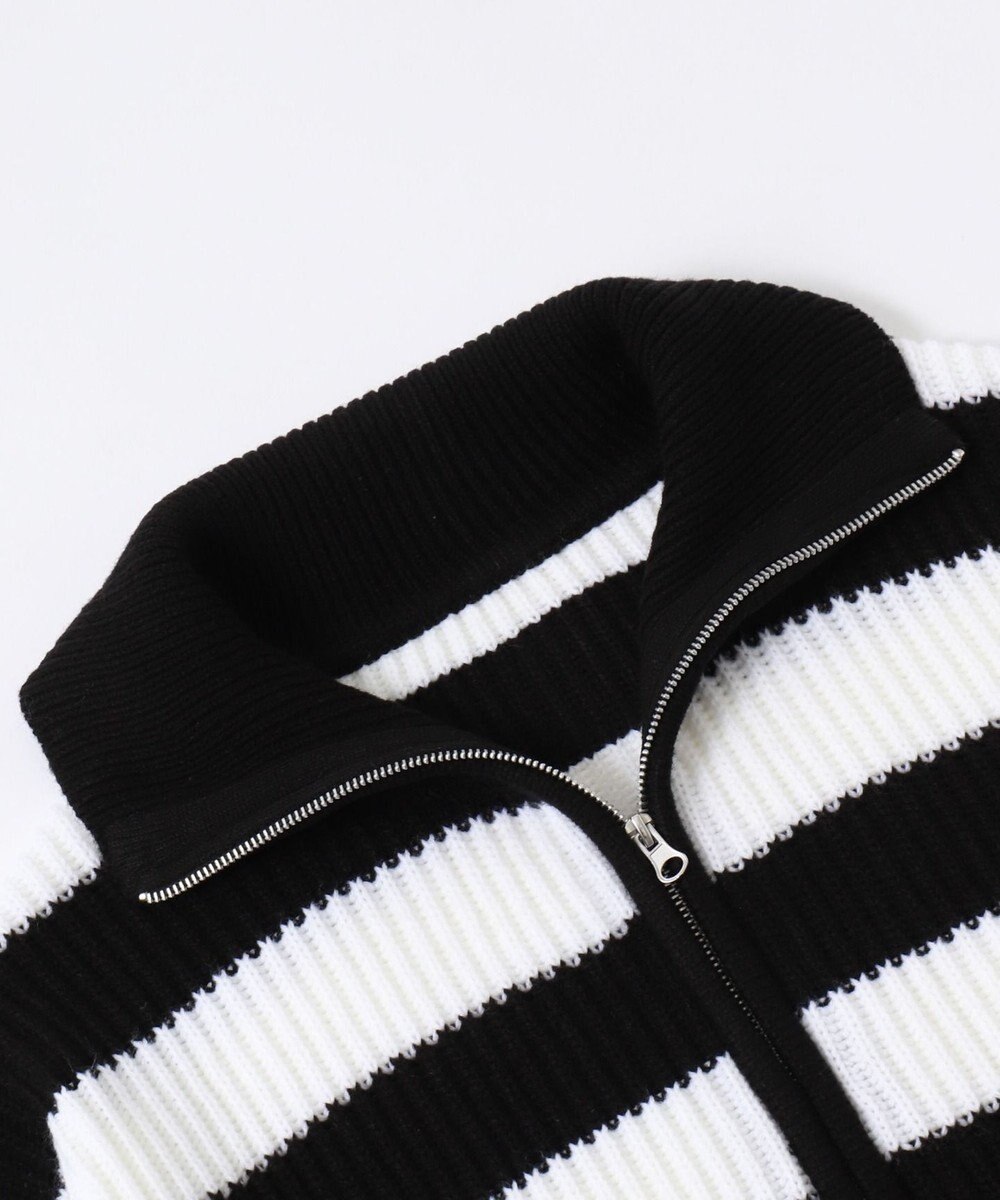 WEGO ダブルジップショートニットブルゾン 