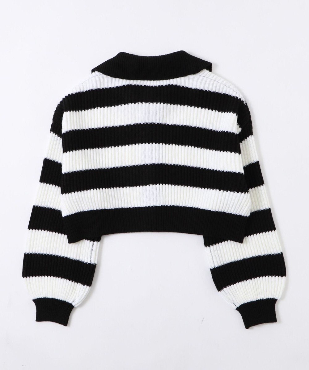 WEGO ダブルジップショートニットブルゾン 