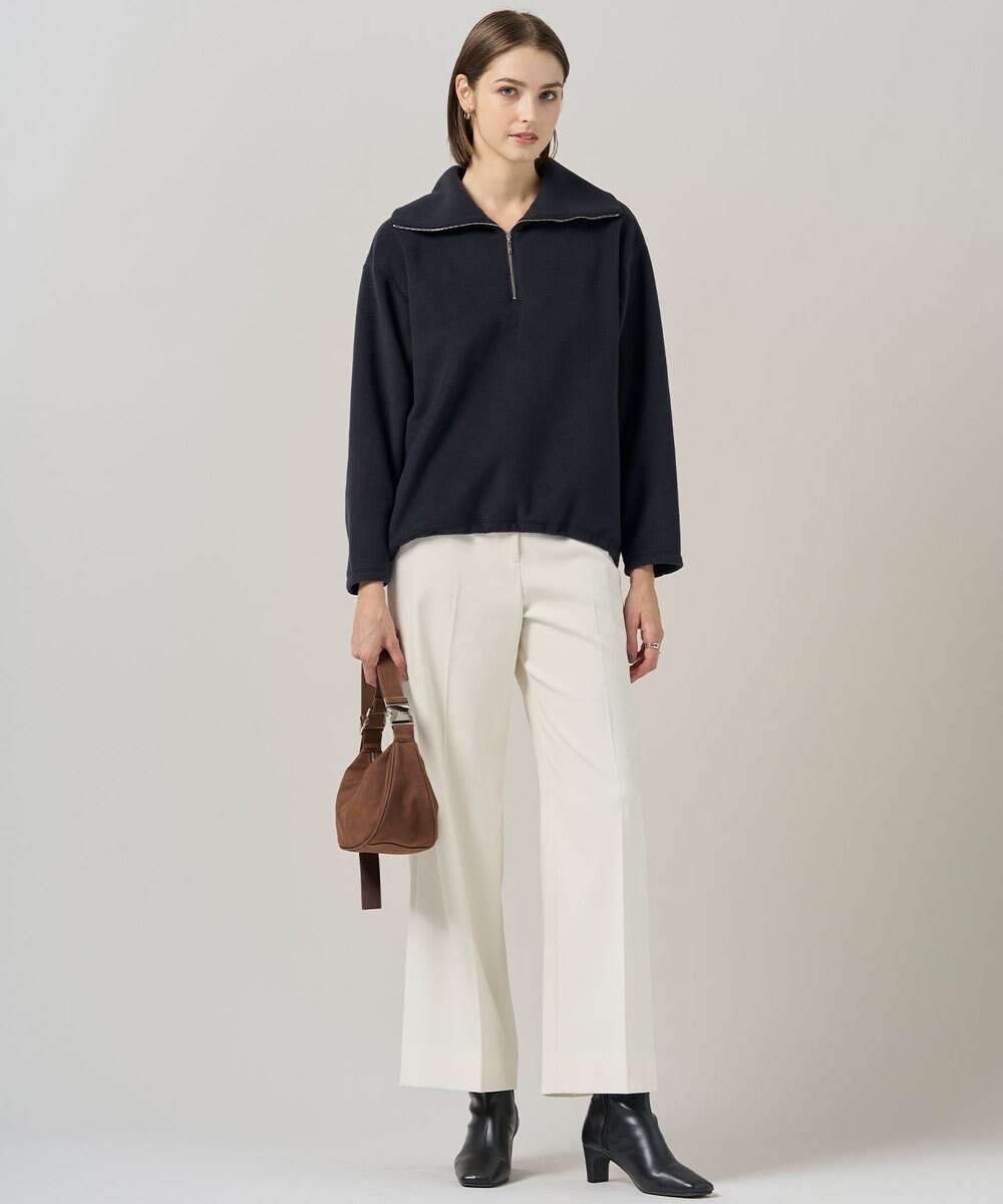 ICB 【洗える】 トリアセボディシェルピーチ ワイドパンツ 