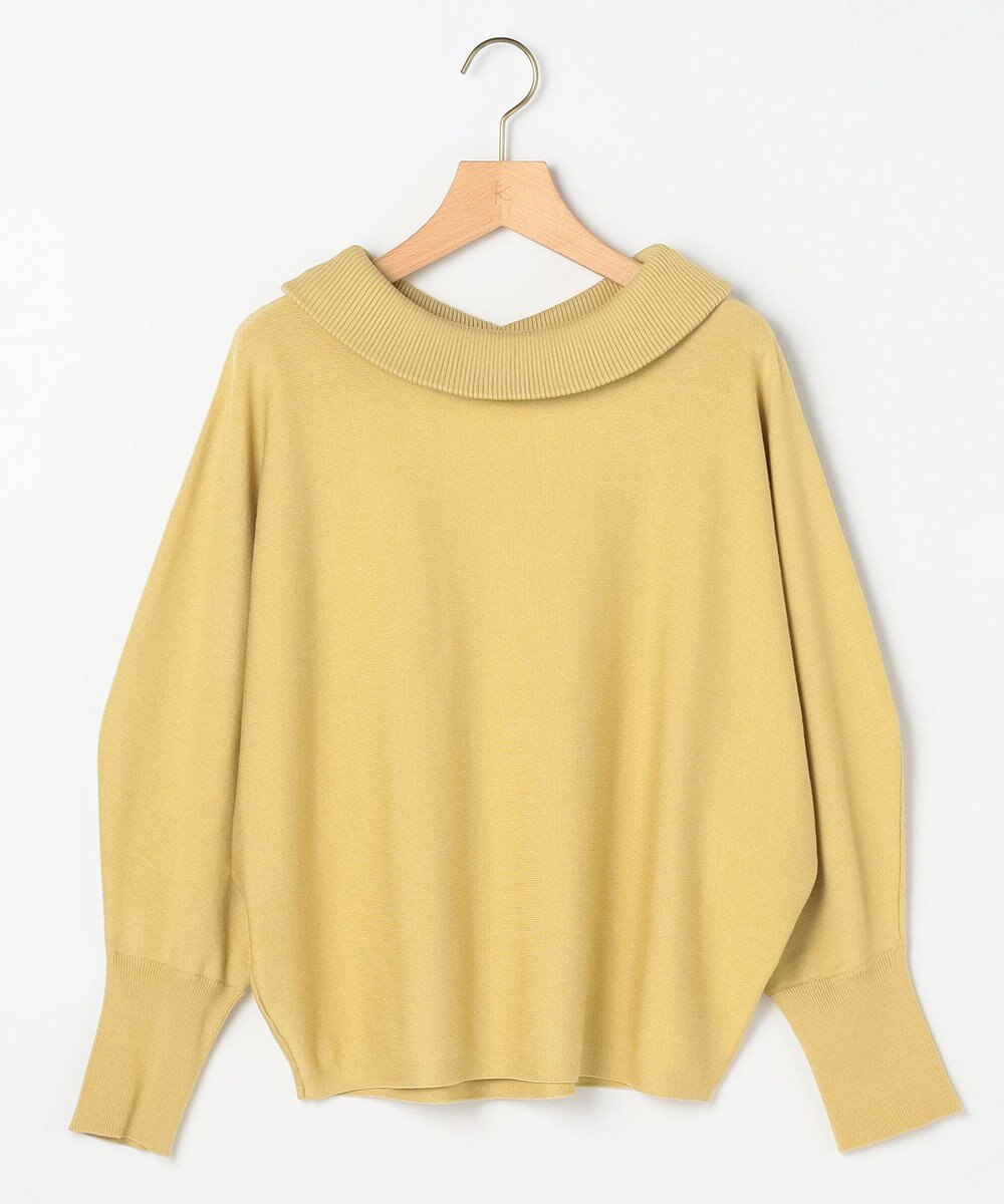 組曲 S 【加藤ローサさん着用 / 前後着用可】スムースストレッチロールネック ニット 