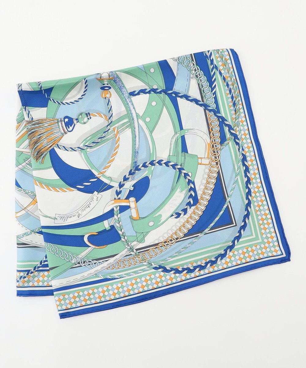 23区 manipuri ダングルベルト シルク スカーフ 