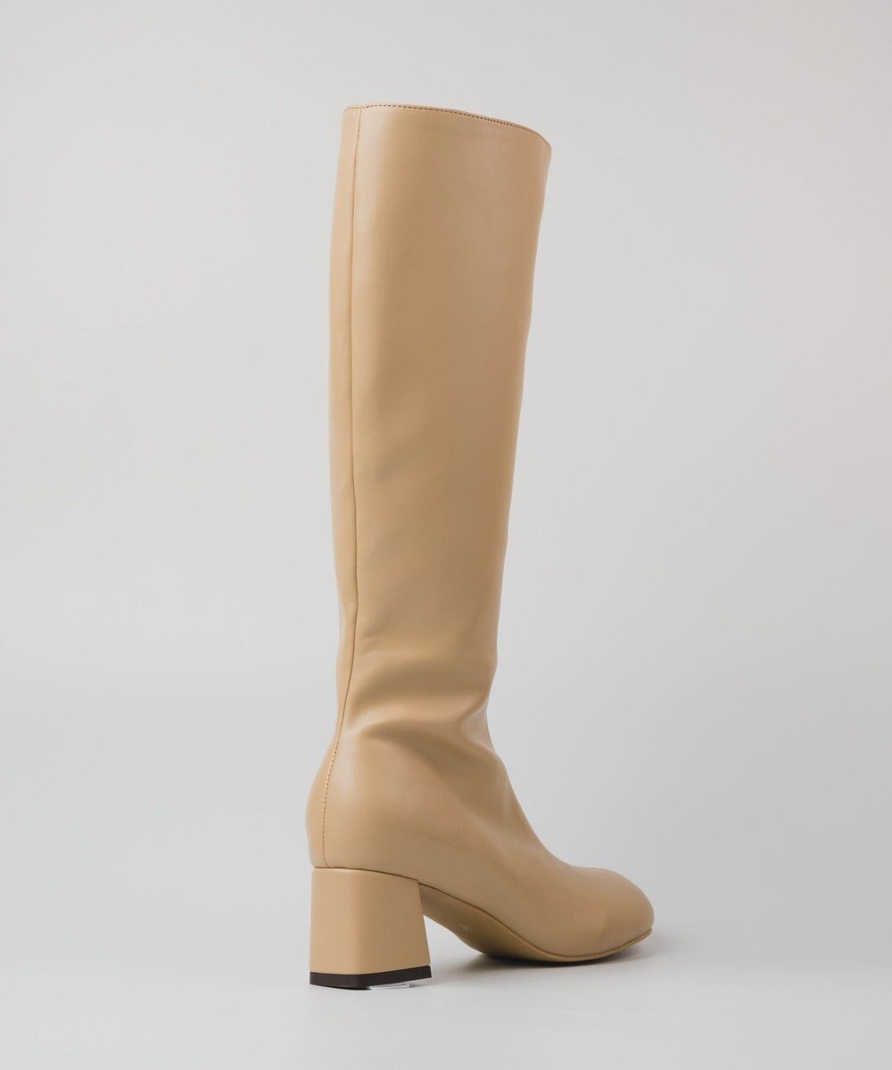 BONTRE 【PRECIEUX JOUET/プレシュウジュエ】オブリークジップロングブーツ 