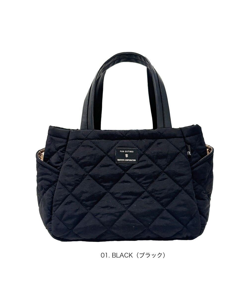 ROOTOTE 3673【仕切り+自立+撥水】LT.デリ.パルーティ.キルト-D 