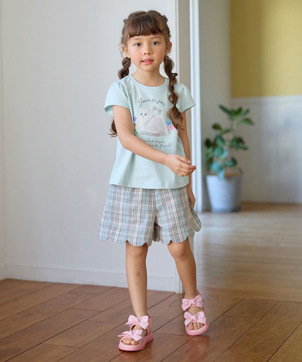 ANY KIDS 裾 スカラップ ショートパンツ 