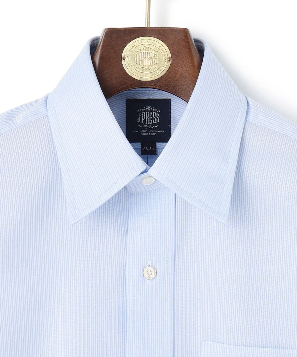 J.PRESS MEN 【PREMIUM PLEATS / 形態安定】スーピマコットンドビーストライプ シャツ/レギュラーカラー 