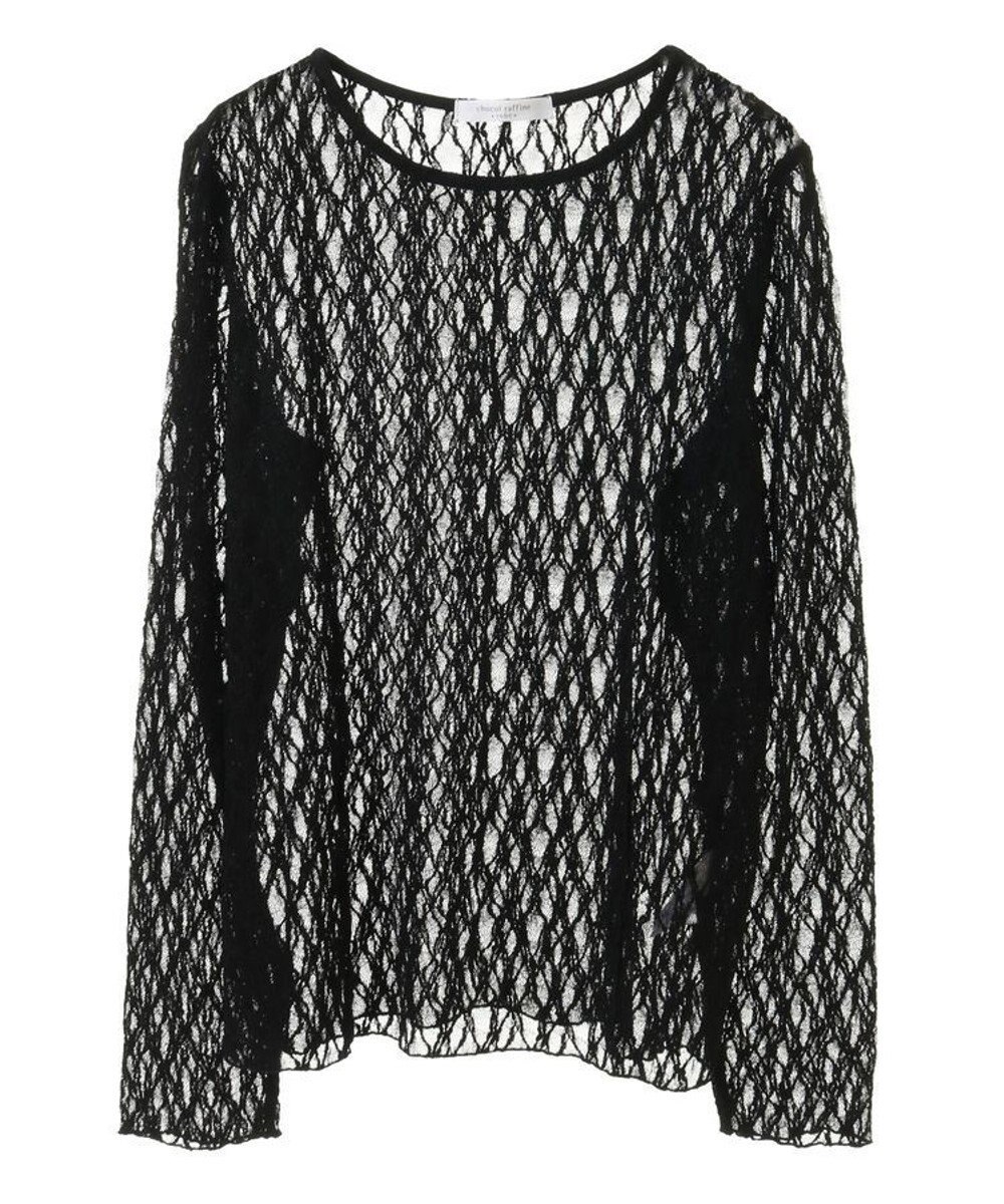 Green Parks パネルラインレースカットプルオーバー 