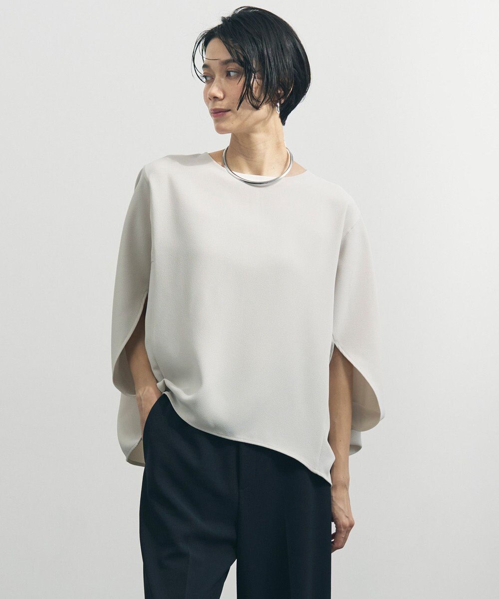 UNFILO ジョーゼット ドルマンプルオーバー 