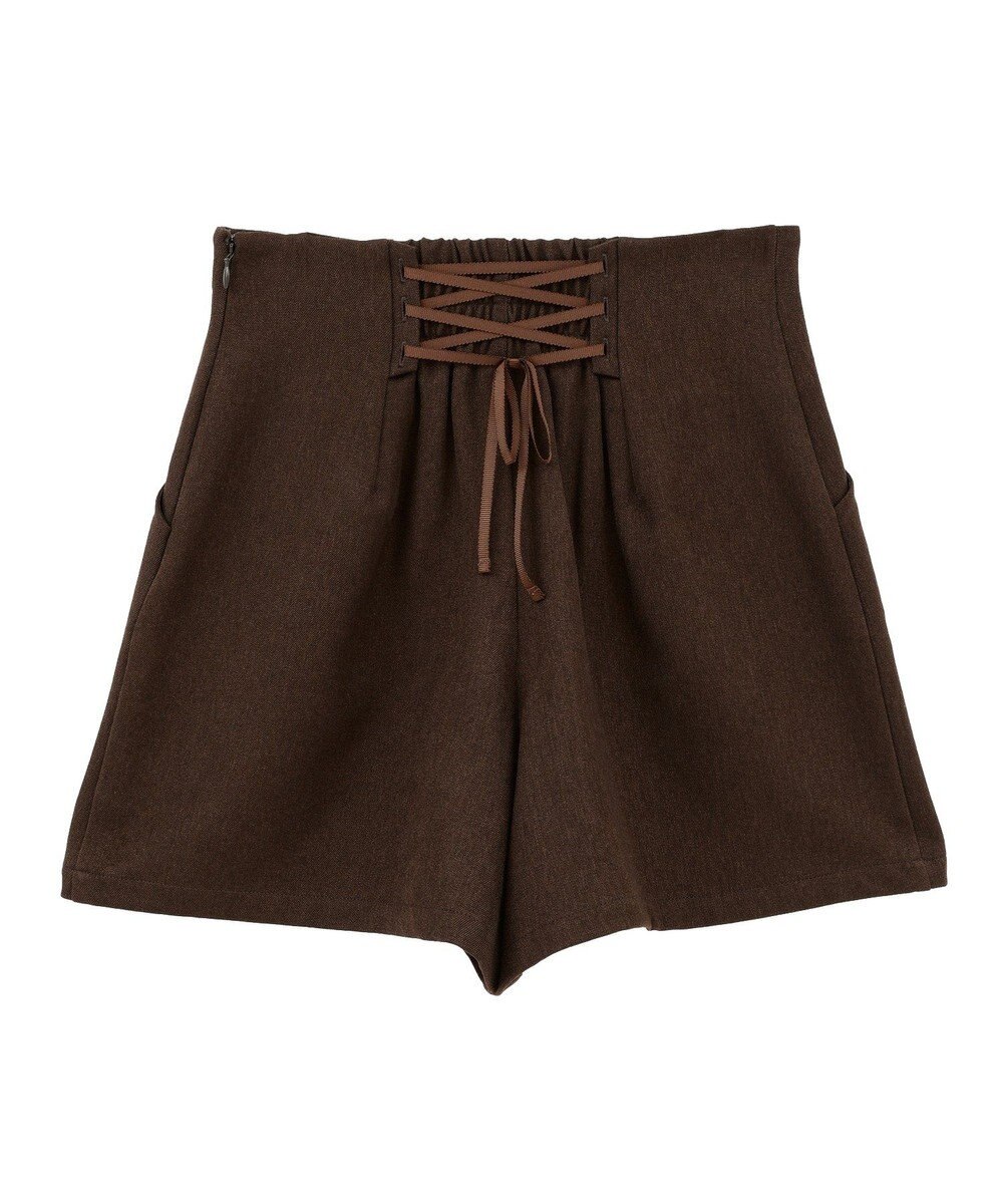 earth music&ecology バックレースアップショートパンツ 