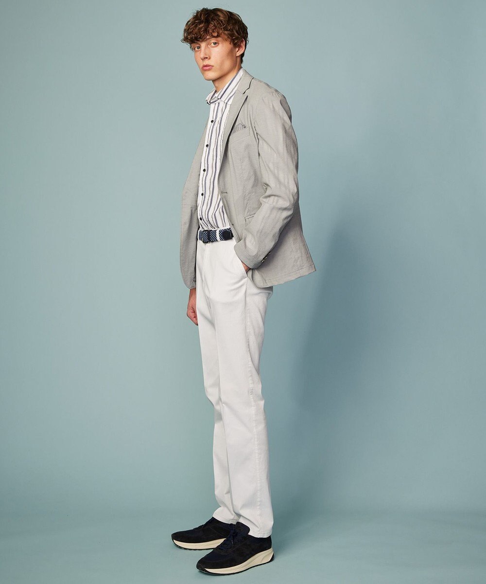 JOSEPH ABBOUD 【オーガニックコットン】オーガニックコードストライプ シャツ 