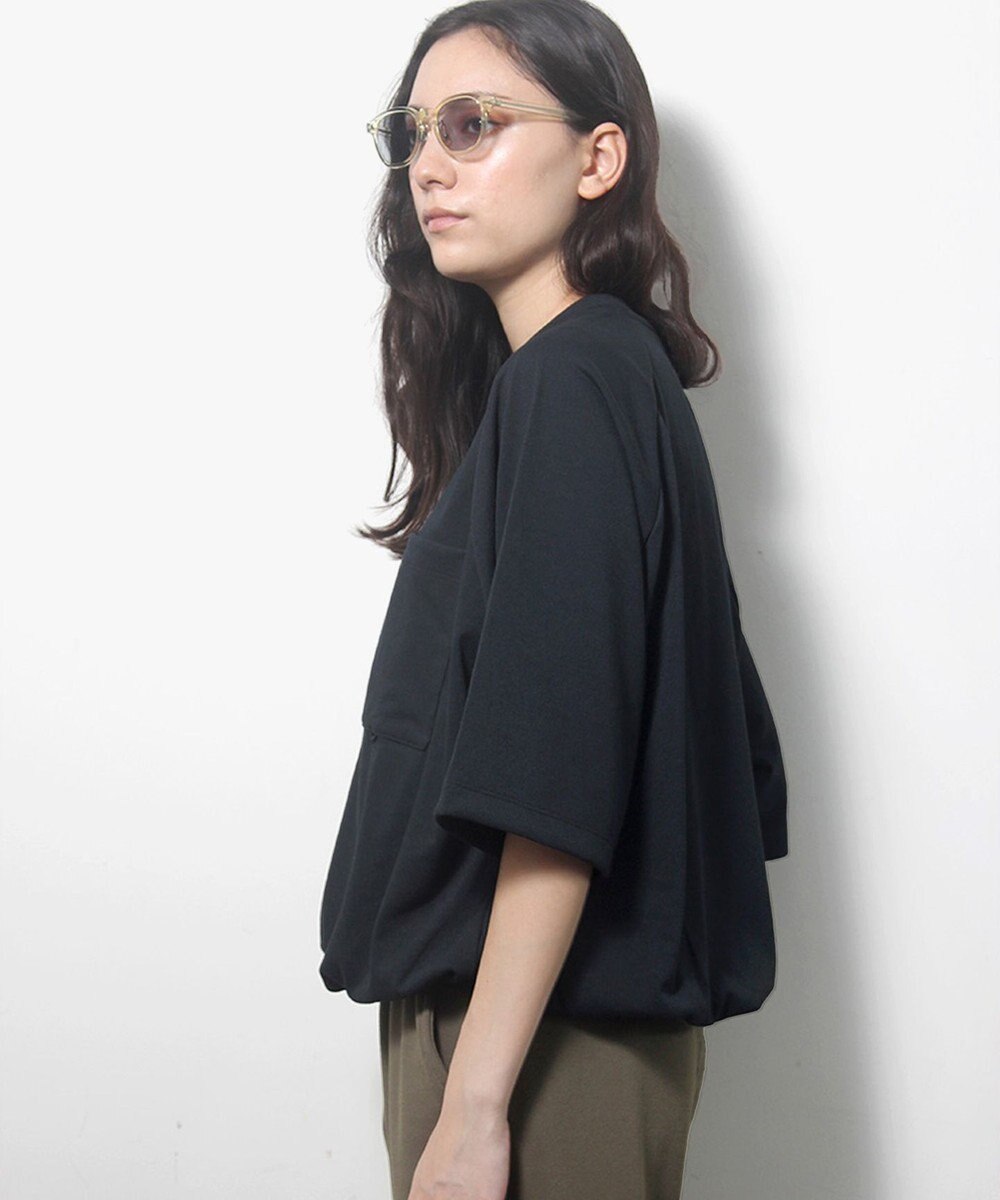 general design store 【UV/吸水速乾/Et baas】リブショートスリーブTシャツ BLACK