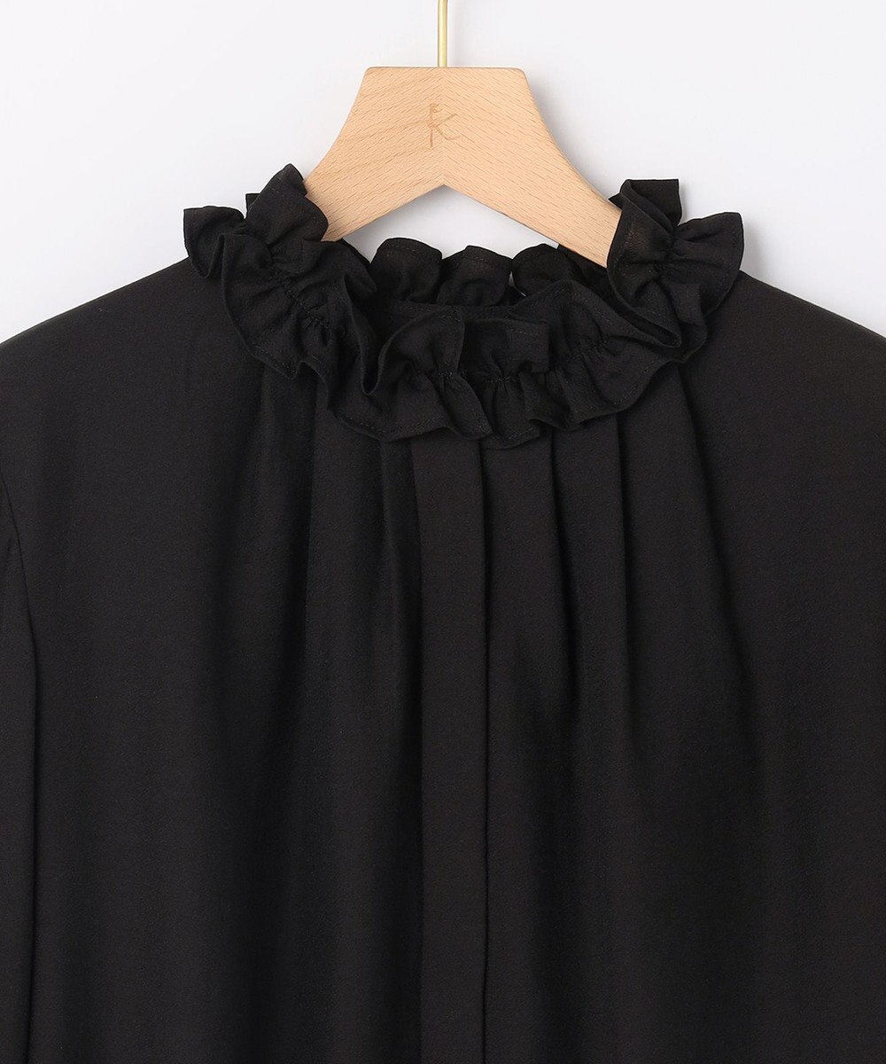 組曲 S 【加藤ローサさん着用】アンティークオーガンフリル ブラウス 