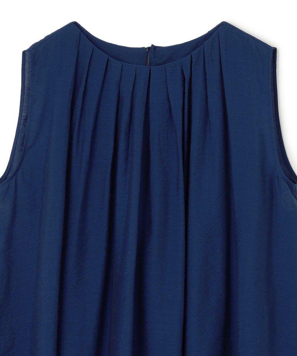 UNFILO ヴィンテージシアー プリーツブラウス 