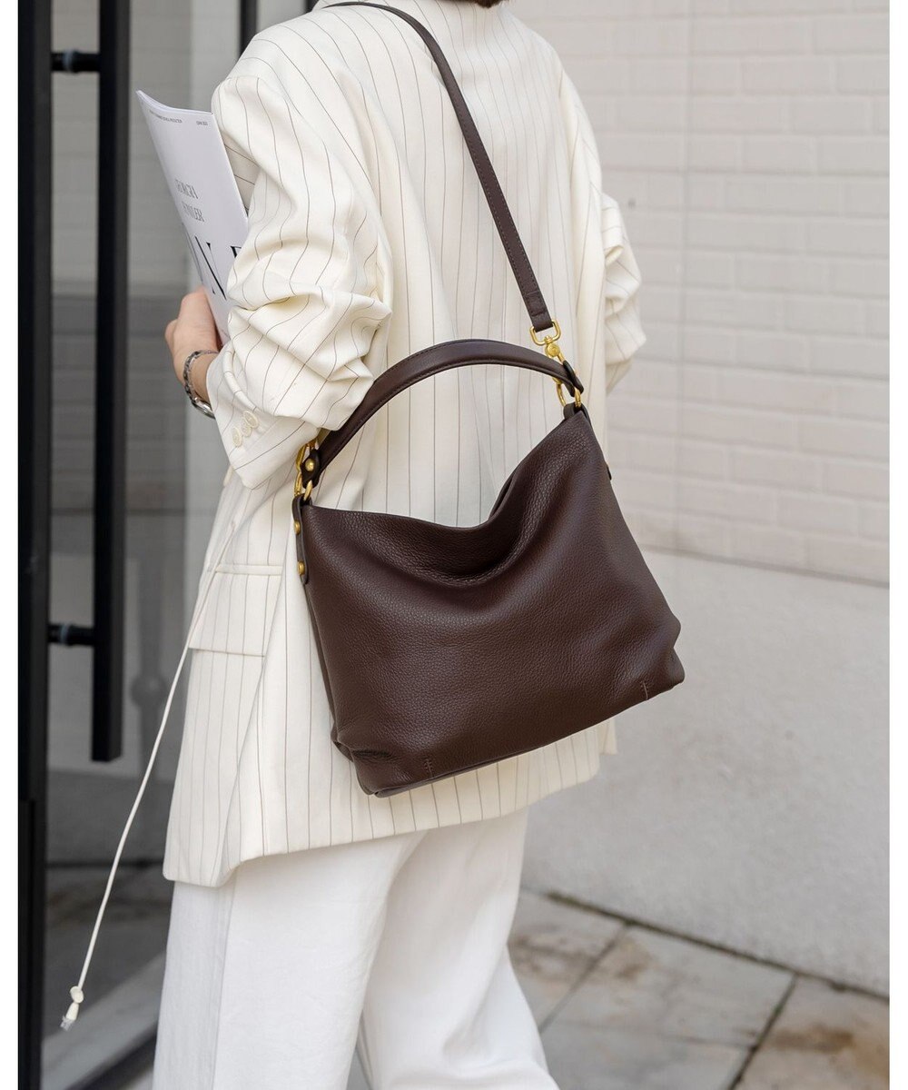 style code [Lyrss/リルス] ナチュラルレザー 2WAY ショルダーバッグ 