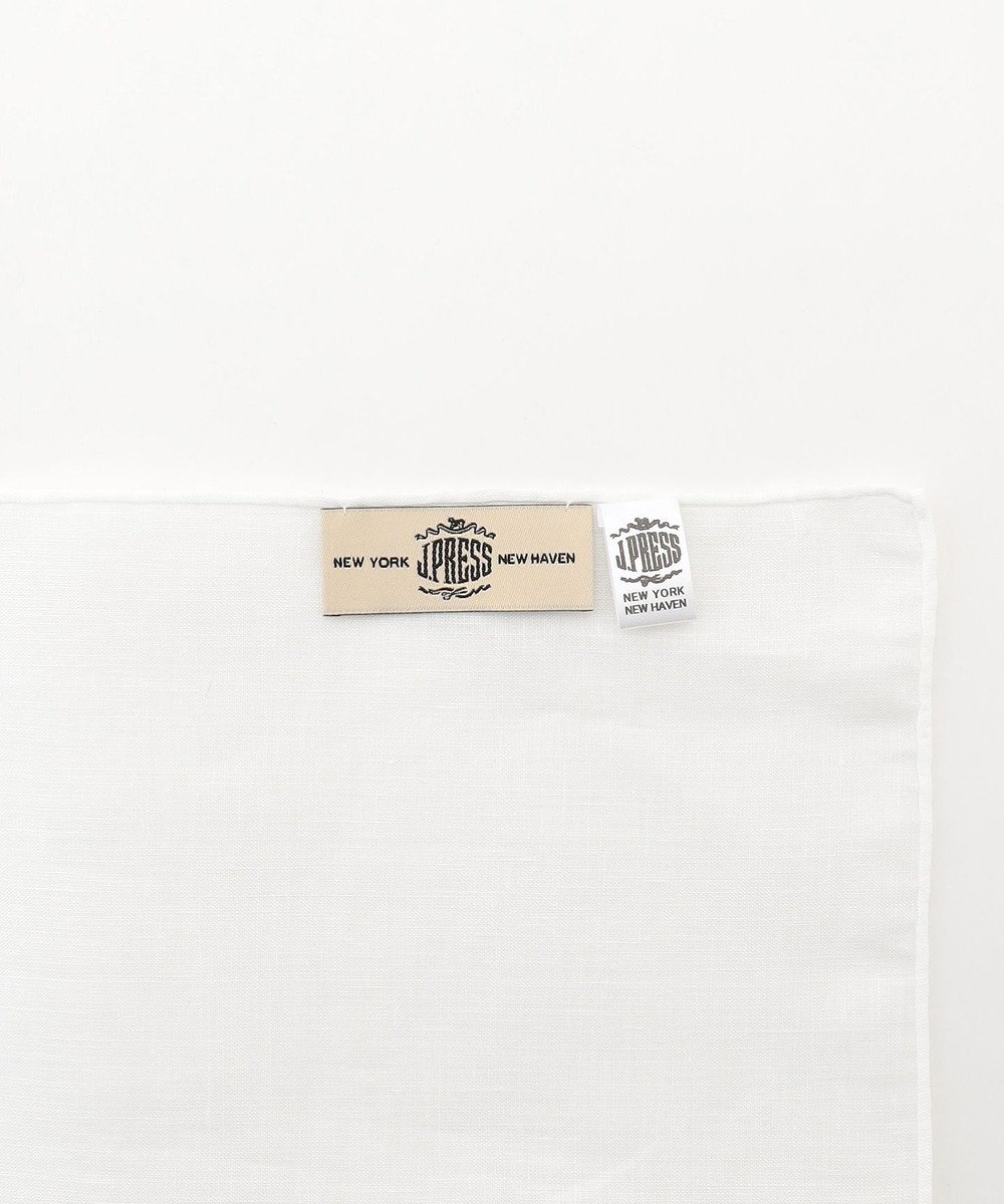 J.PRESS MEN 無地リネンチーフ 