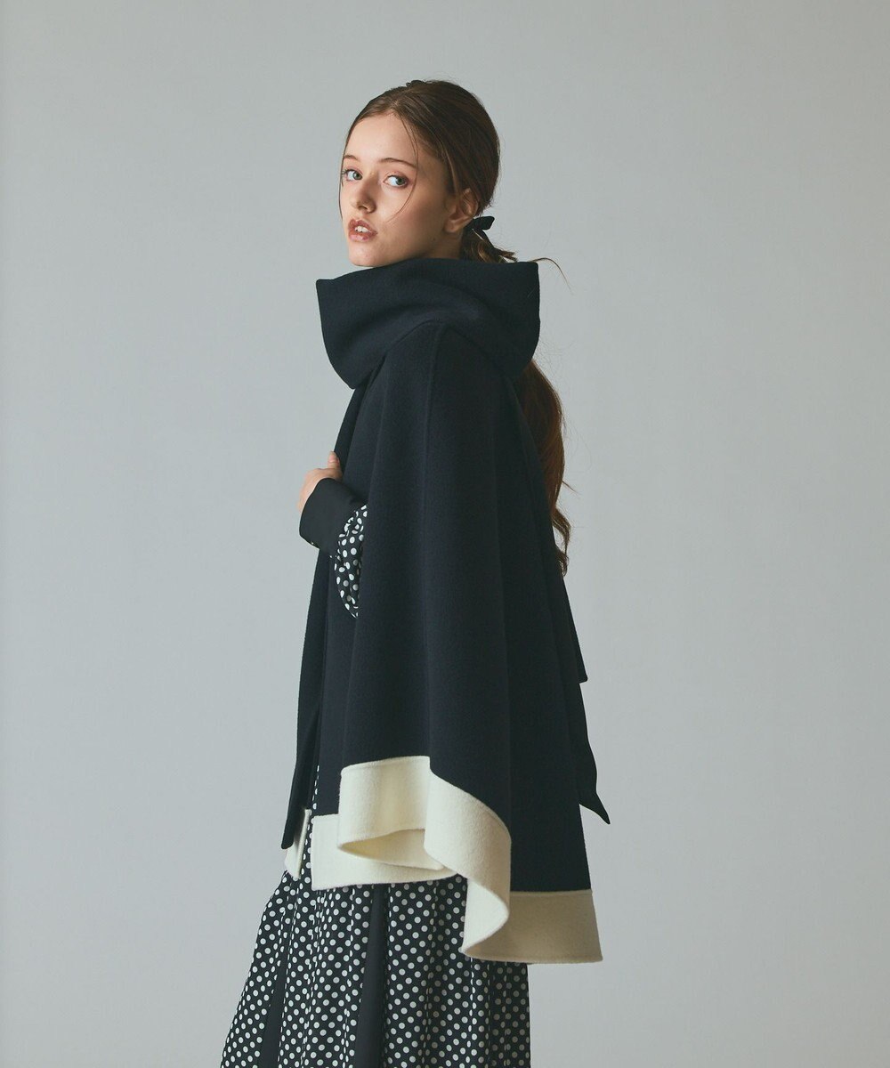 GRACE CONTINENTAL ストール付リバーケープ 