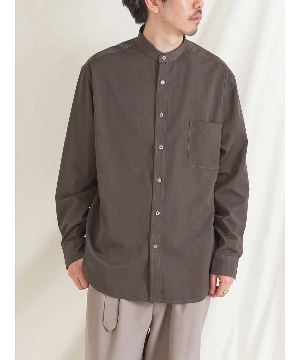 CRAFT STANDARD BOUTIQUE Ｔ／Ｒバンドカラーシャツ 