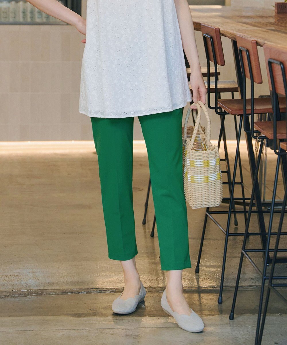 Tiaclasse L 日本製サーラドライ・テーパードパンツ 