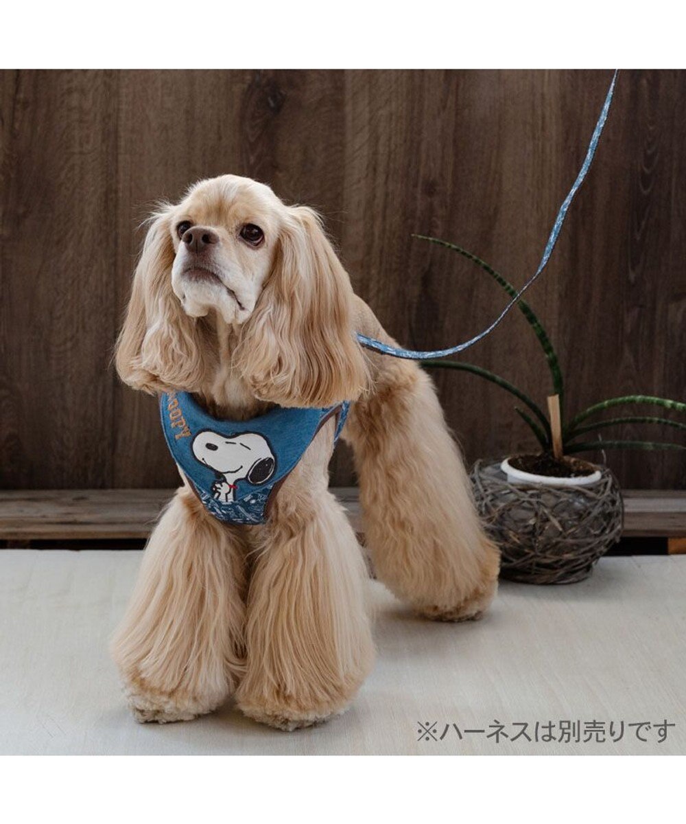PET PARADISE スヌーピー リード 《デニム風》 Ｍ～Ｌ 大型犬 