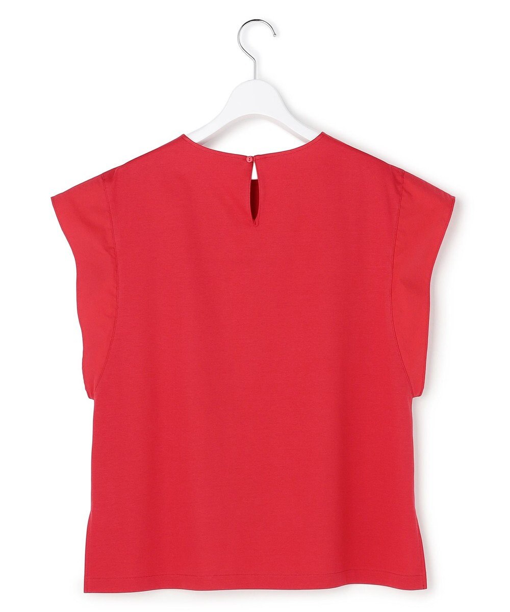 23区 【先行予約】スムースデザイン タフタスリーブ カットソー 