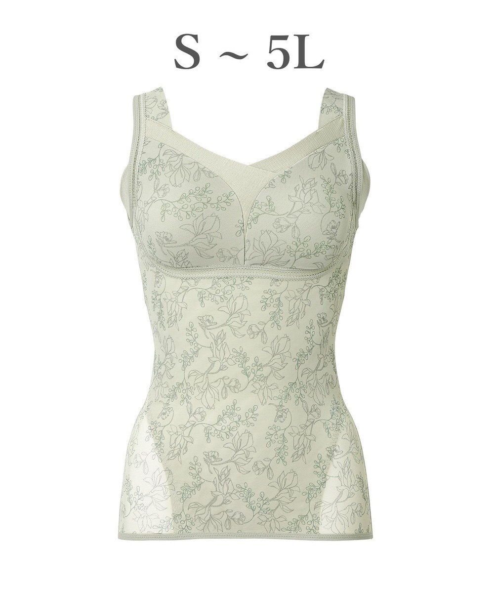 BRADELIS New York 【Yukine inc. 】ゆきねえモアソフト快適フルカップブラキャミ25 接触冷感 速乾 快適補整 ノンワイヤー ブラトップ カップ付きインナー 