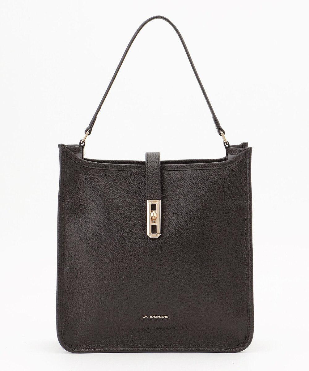 LA BAGAGERIE スクエアレザー2WAYショルダーバッグ 