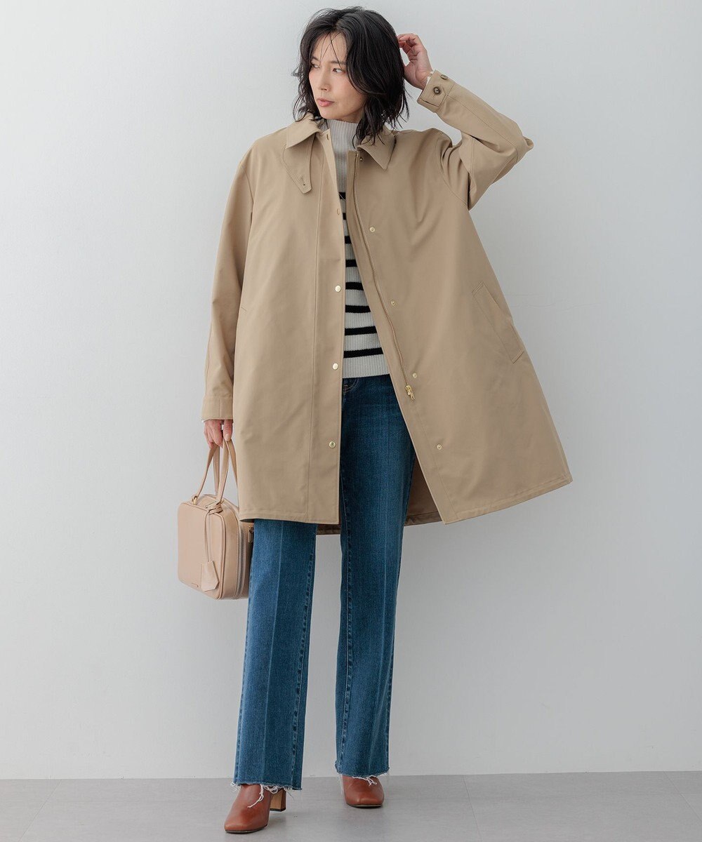 23区 S 【Oggi2月号掲載/洗える】ウールカシミヤ ボーダー ニット 