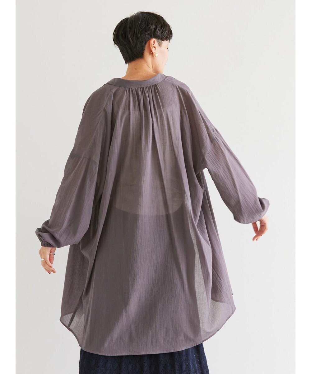 AMERICAN HOLIC シアーＢＩＧシルエットシャツチュニック 