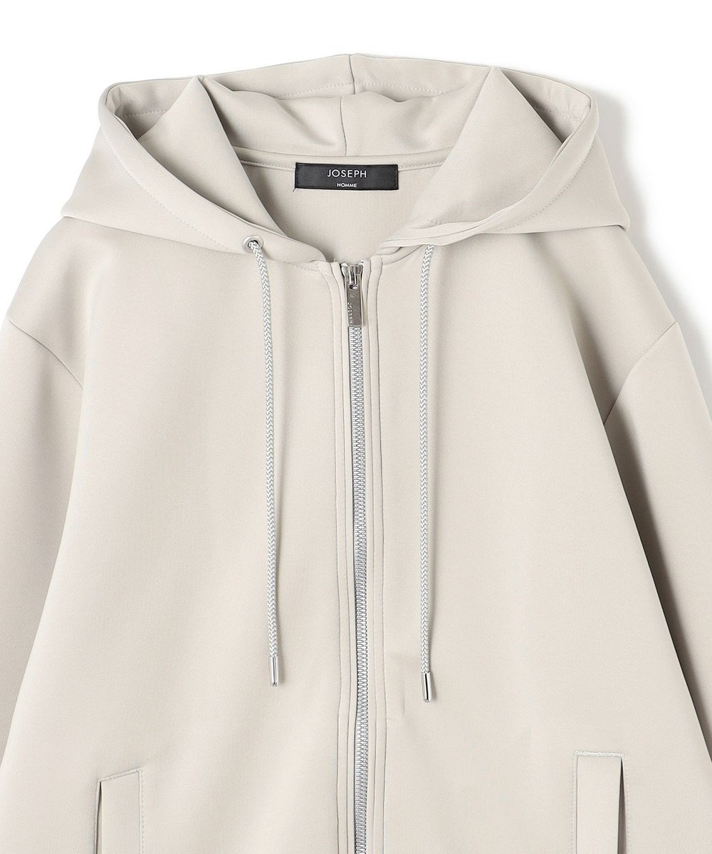 JOSEPH HOMME ストレッチダブル ジャージー　ZIP UPフーディー 